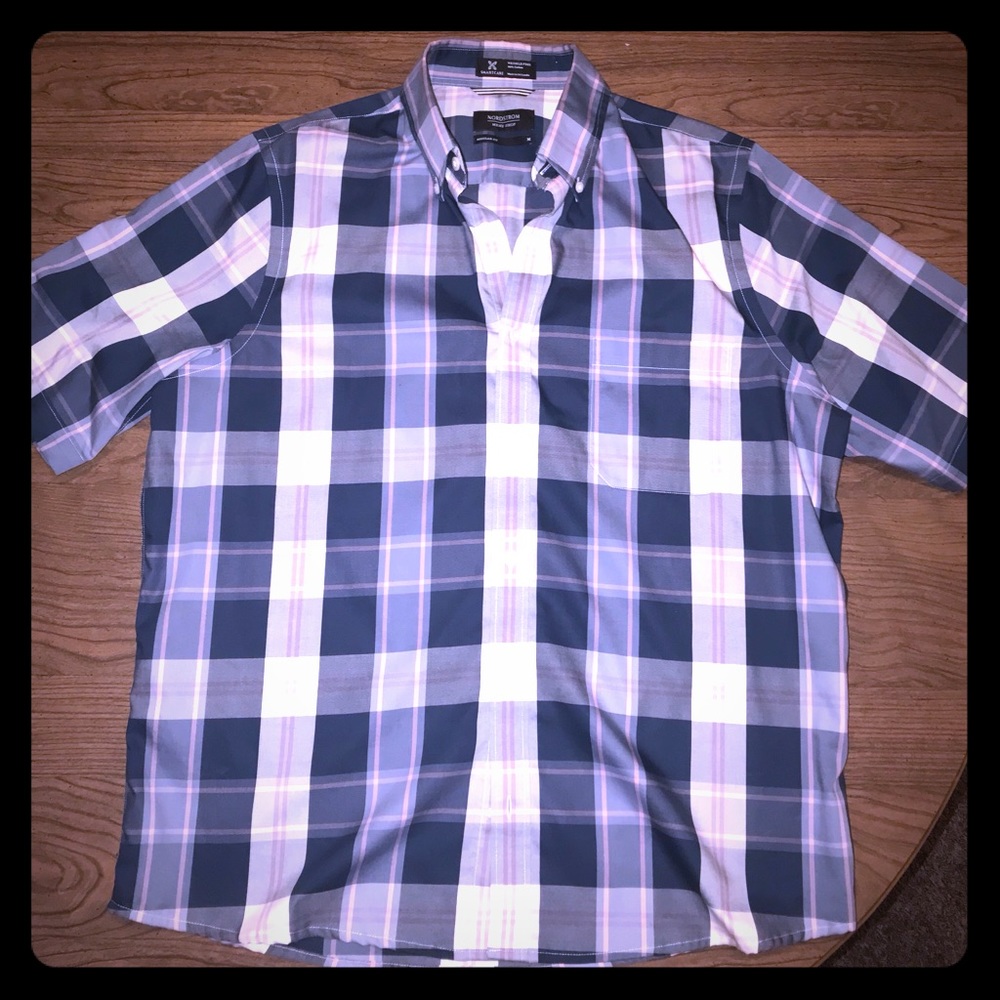 NORDSTROM MEN’S SHOP - Short Sleeve Button Down
